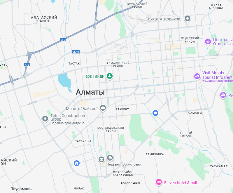 Kazakhstan Map